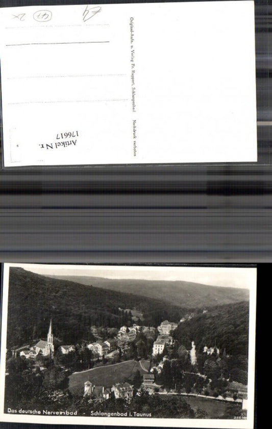 176617,Bad Schwalbach Schlangenbad i. Taunus Nervenbad Ansicht