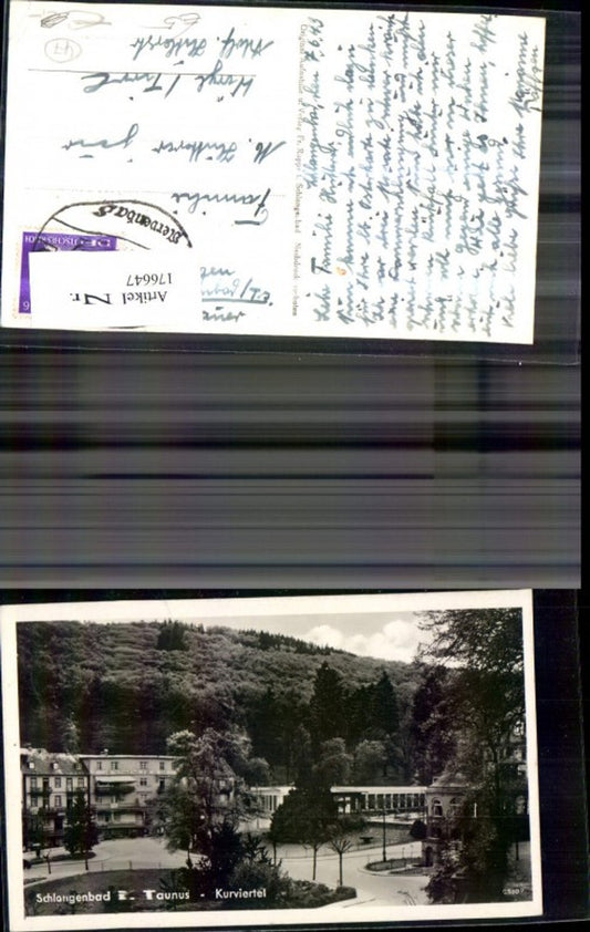 176647,Bad Schwalbach Schlangenbad i. Taunus Ansicht Kurviertel