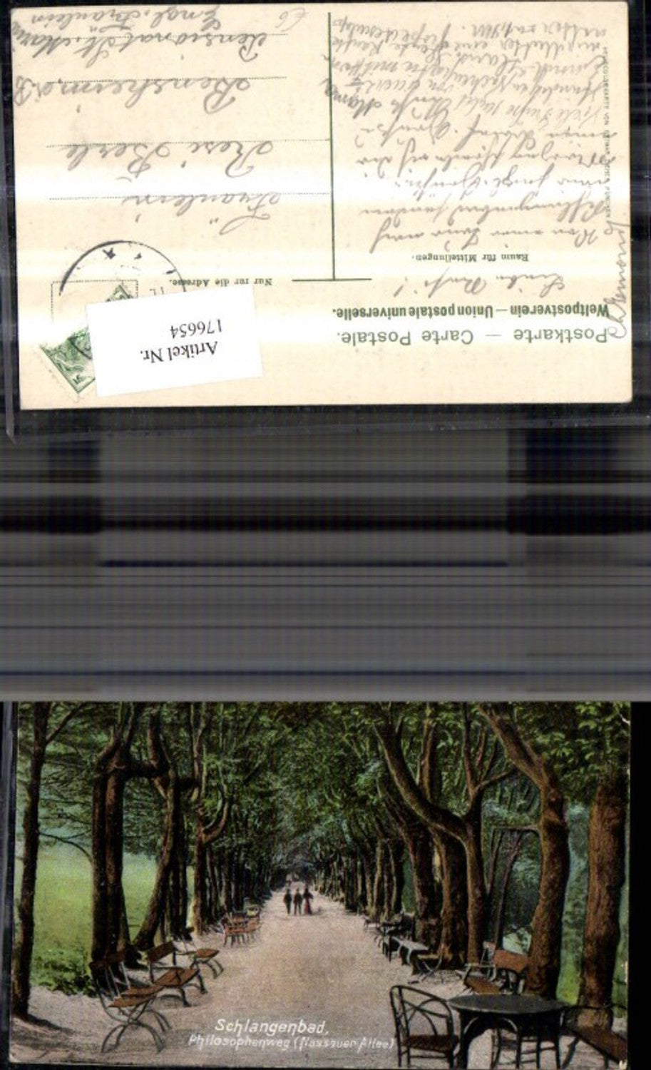 176654,Bad Schwalbach Schlangenbad i. Taunus Ansicht Philosophenweg Nassauer Allee