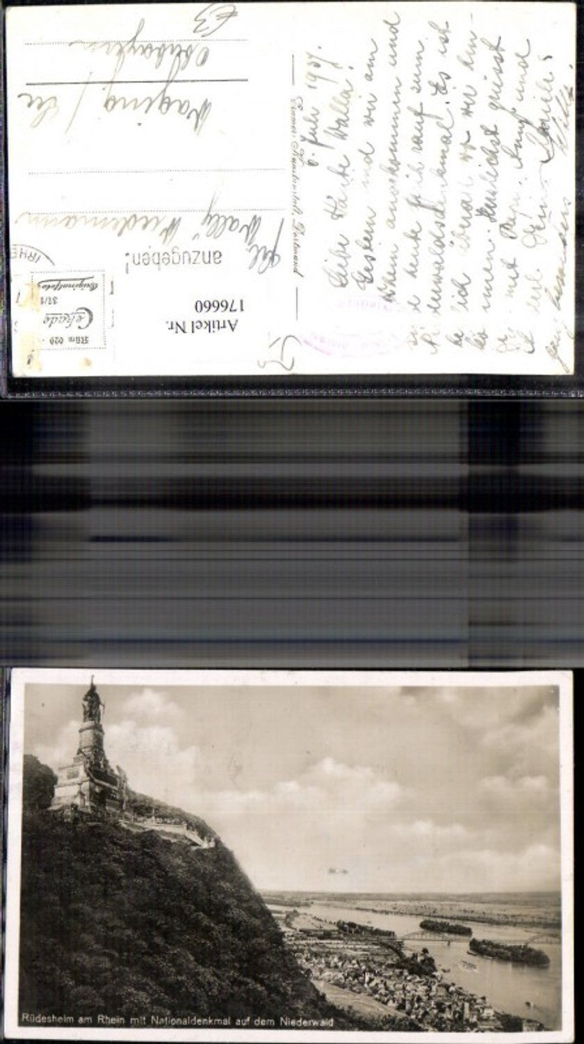 176660,Rüdesheim a. Rhein m. Nationaldenkmal a. d. Niederwald