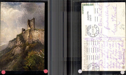 176715,Der Drachenfels Königswinter Künstler Ak sign N. Astudin
