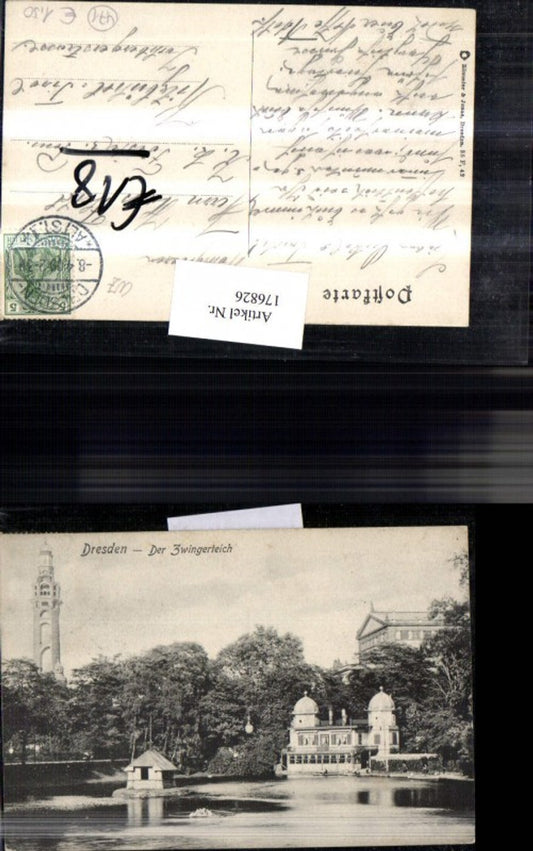 176826,Dresden Der Zwingerteich Teich