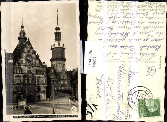 176850,Dresden Schlossturm u. Georgentor pub Walter Hahn