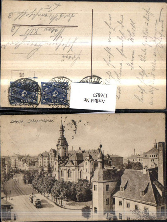176857,Leipzig Ortsansicht Johanniskirche Kirche