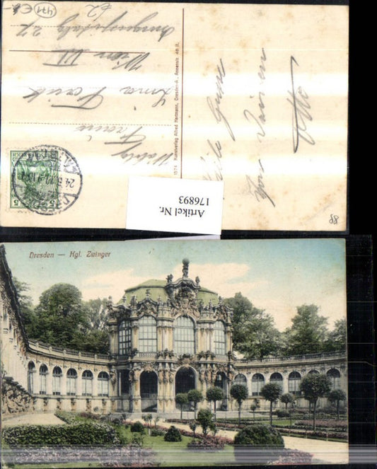 176893,Dresden Kgl. Zwinger Gartenanlage