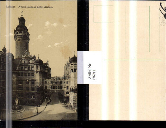 176911,Leipzig Neues Rathaus nebst Anbau