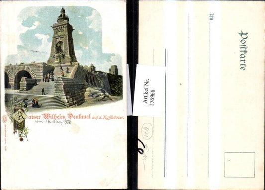 176968,Kaiser Wilhelm Denkmal auf d. Kyffhäuser