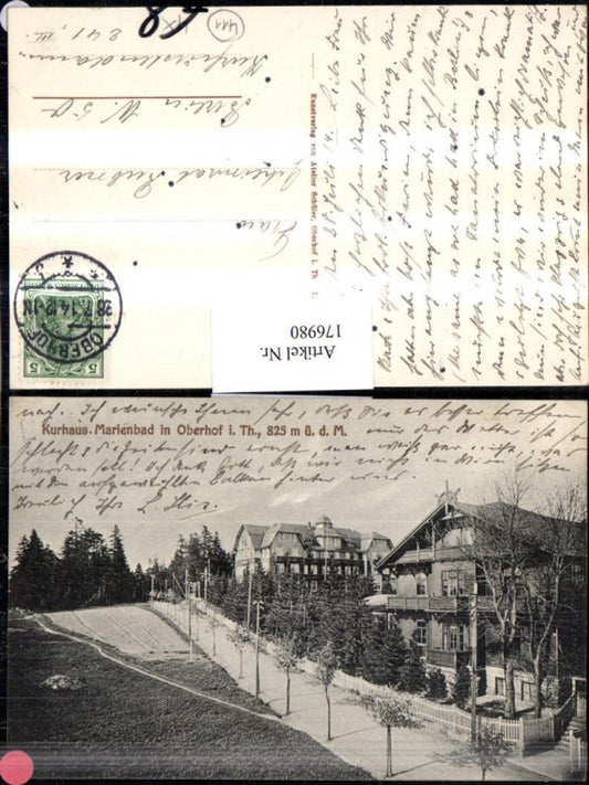 176980,Kurhaus Marienbad i. Oberhof i. Thüringen