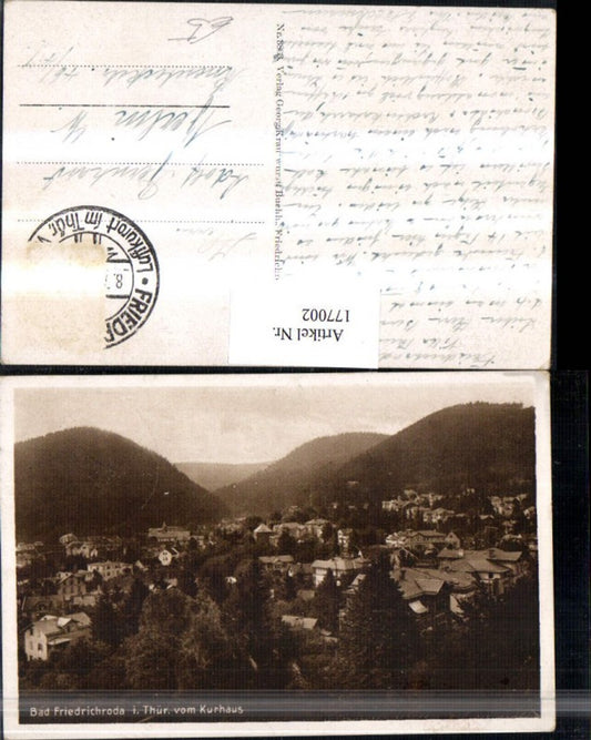 177002,Bad Friedrichroda i. Thüringen v. Kurhaus Totale