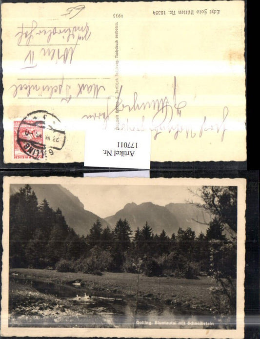 177011,Golling Bluntautal m. Schneibstein