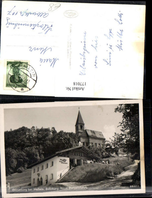177018,Dürrnberg b. Hallein Neue Bergeinfahrt Kirche