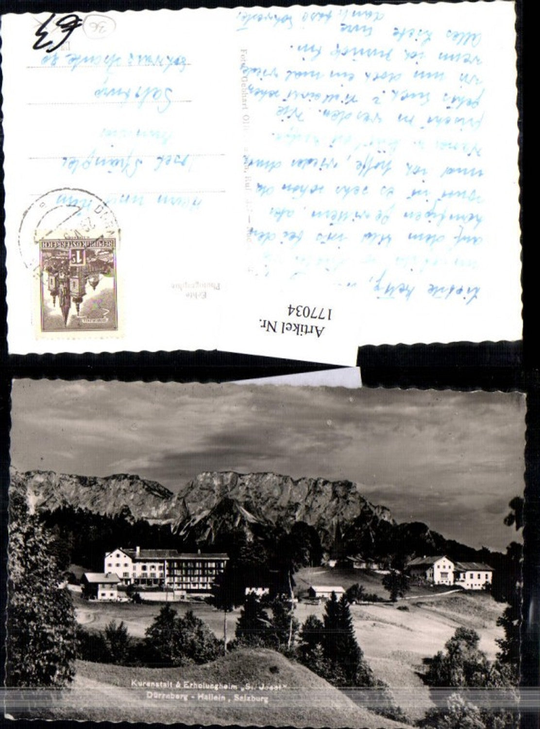 177034,Kuranstalt u. Erholungsheim St. Josef Dürrnberg b. Hallein