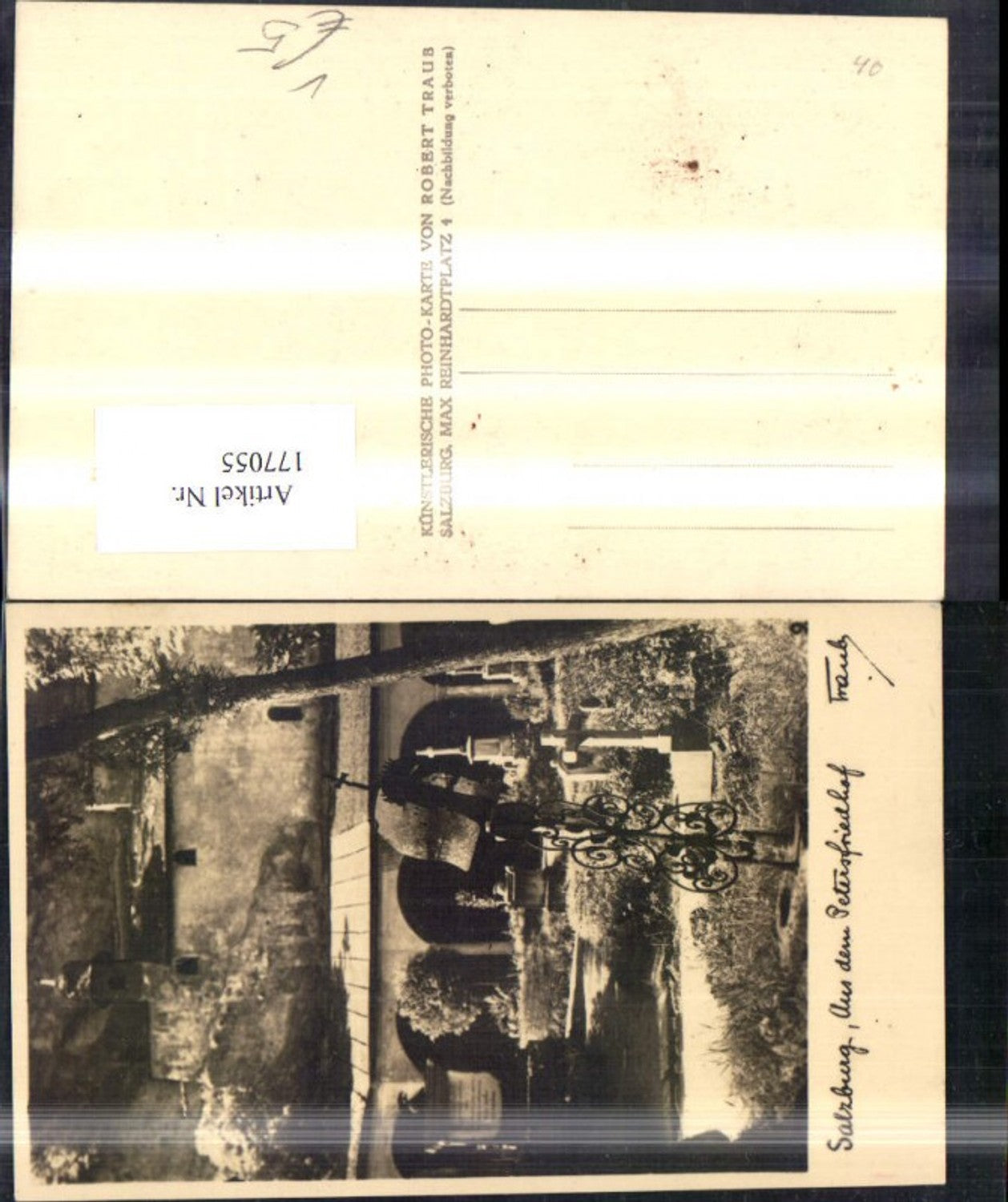 177055, Salzburg from the Petersfriedhof Kreuz pub Robert Traub 9