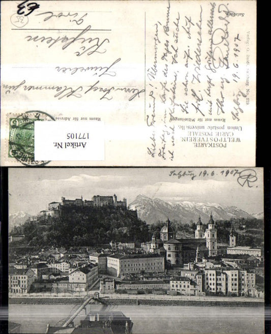 177105,Salzburg Ansicht 1907