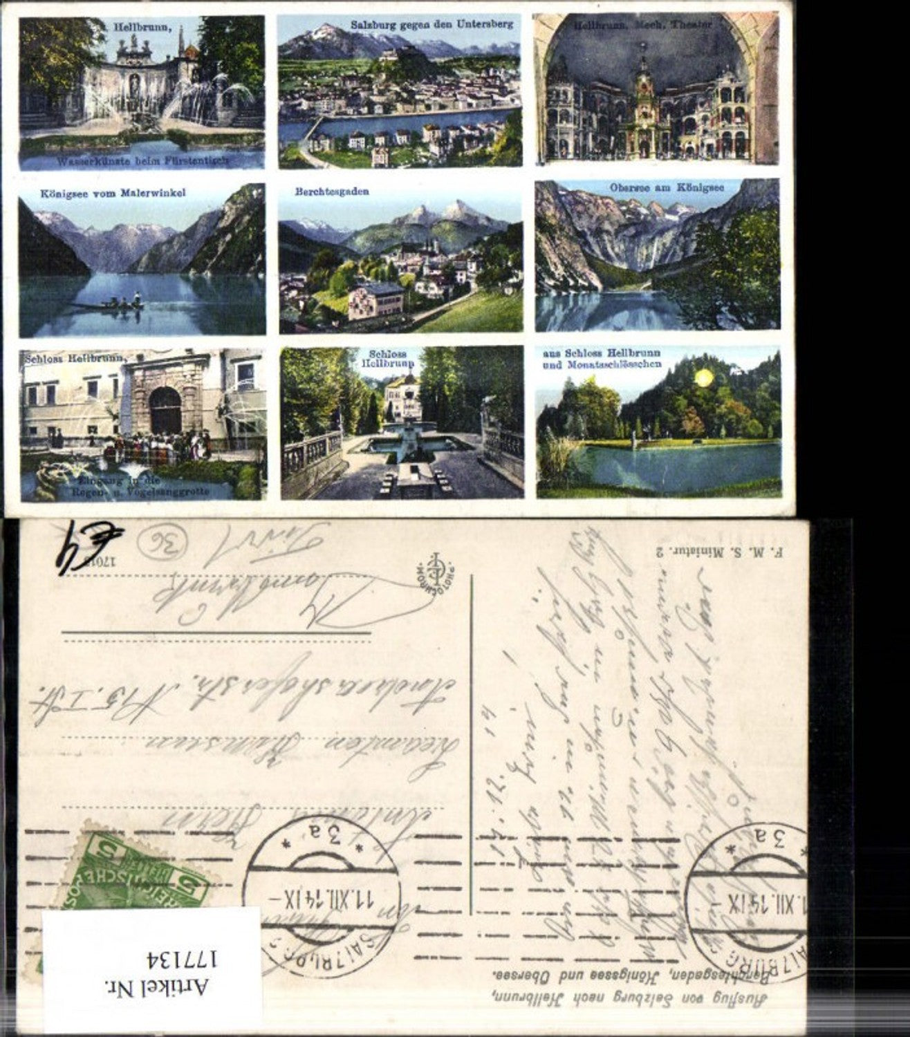177134,Salzburg Mehrbild Ak