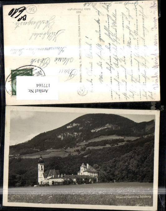 177164,Salzburg Aigen m. Gaisberg Bahnpost Zug 513 Salzburg Innsbruck