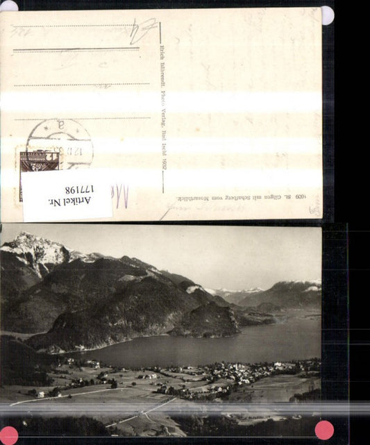 177198,St Gilgen Wolfgangsee m. Schafberg v. Mozartblick Salzkammergut