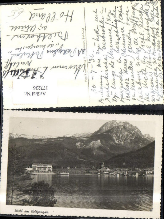 177236,Strobl a. Wolfgangsee Foto Ak