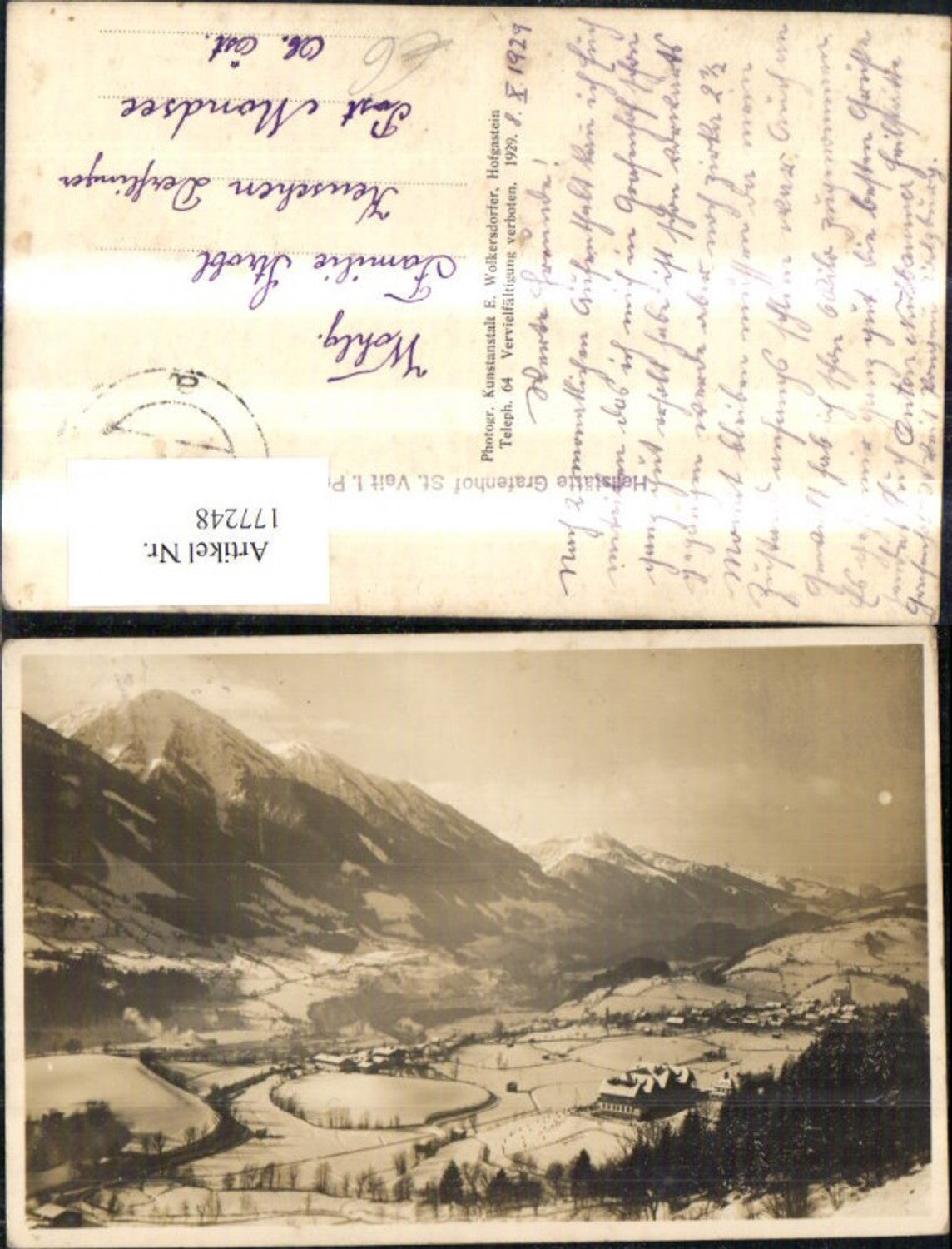 Alte Ansichtskarte – Old Postcard