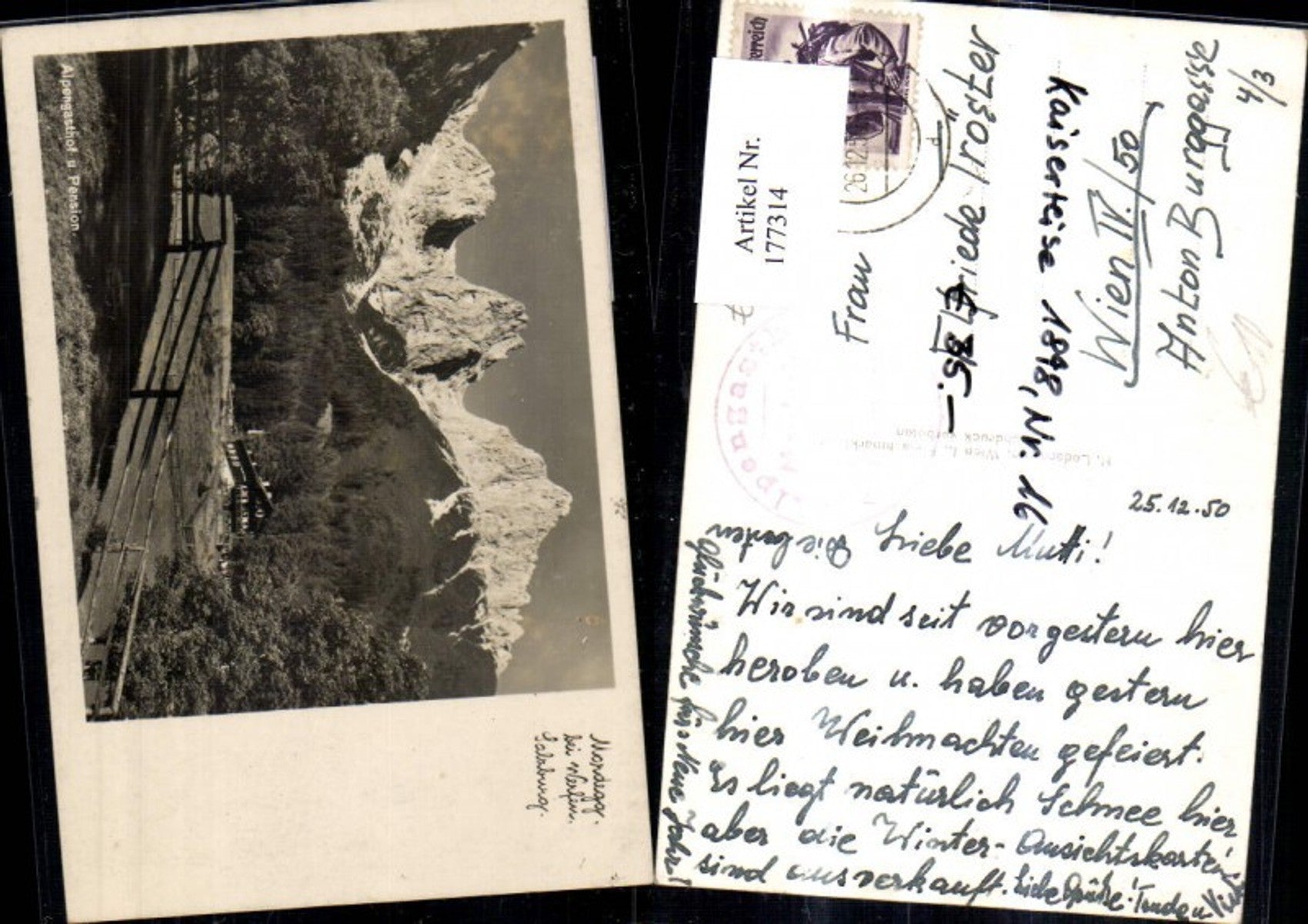Alte Ansichtskarte – Old Postcard