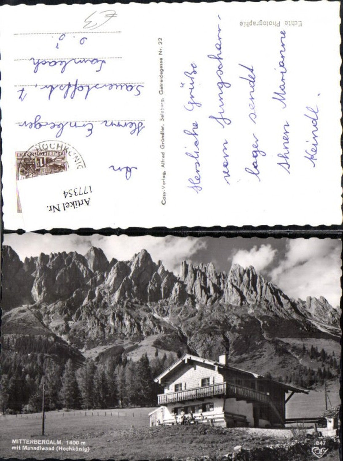 Alte Ansichtskarte – Old Postcard