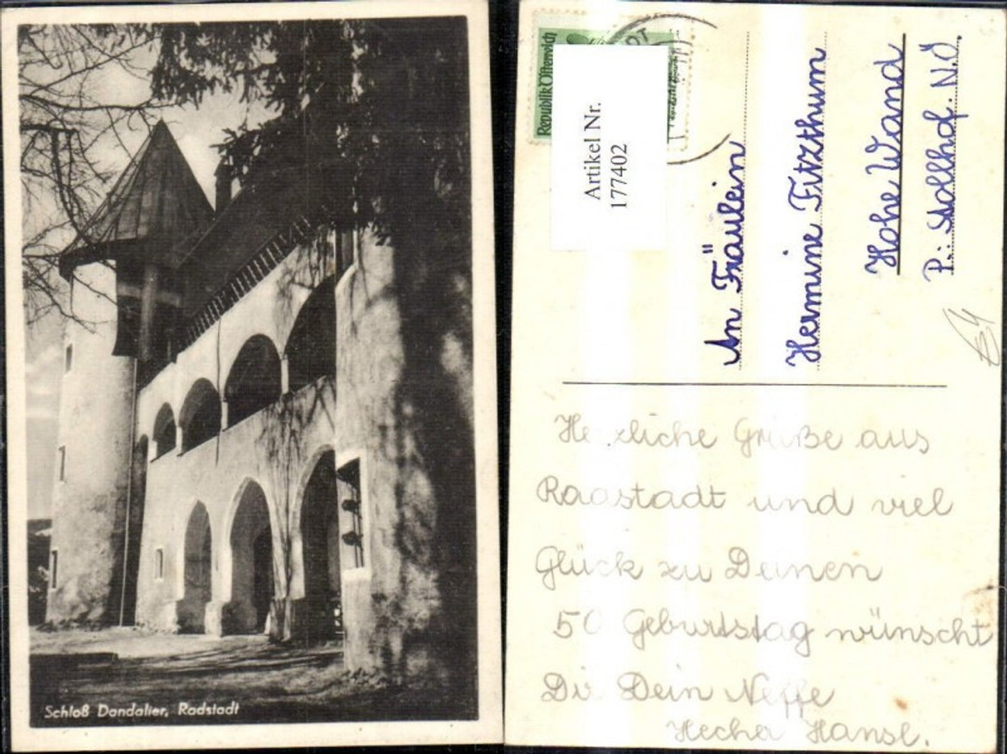 Alte Ansichtskarte – Old Postcard