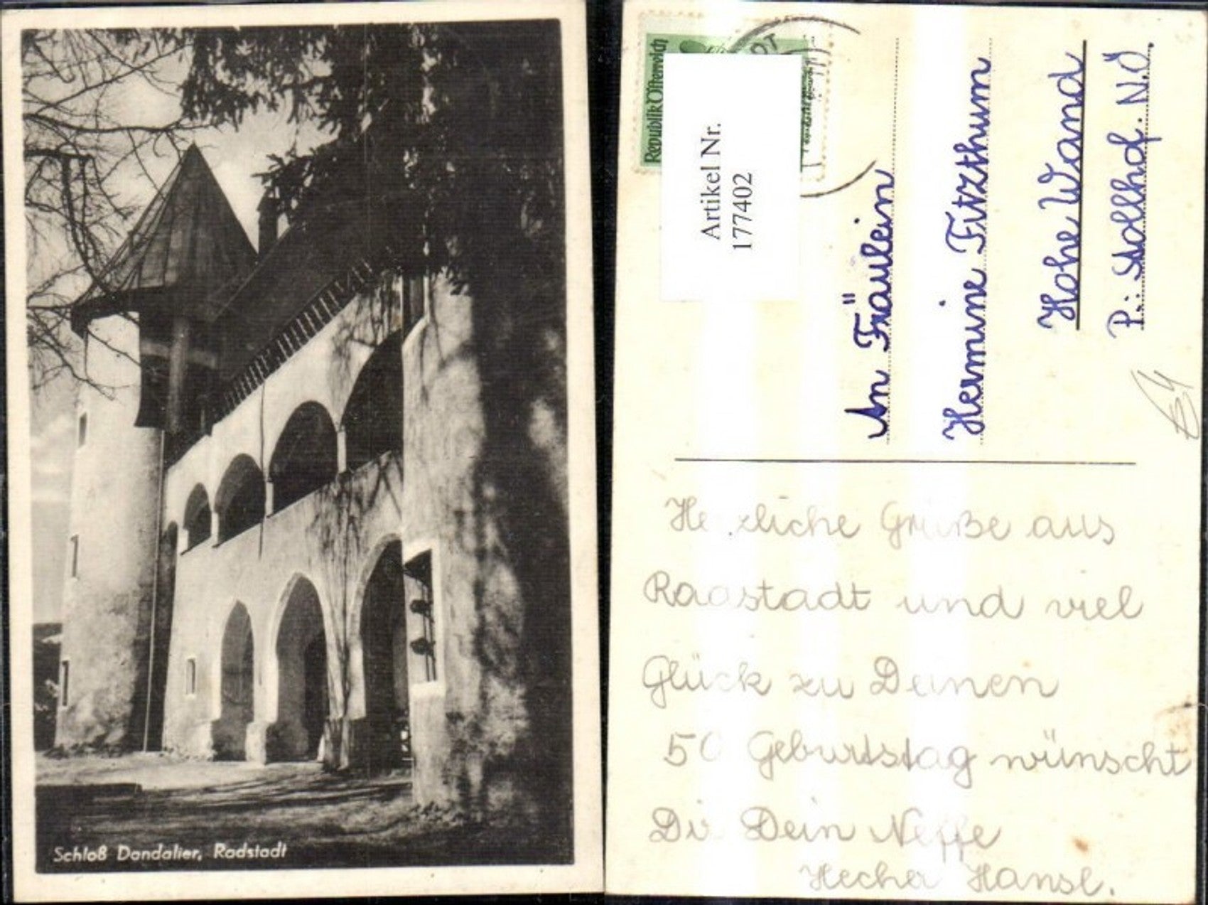 Alte Ansichtskarte – Old Postcard