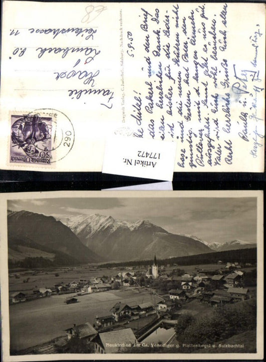 177472,Neukirchen am Gr. Venediger Totale g. Plattenkogel u. Sulzbachtal