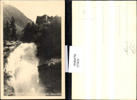 177475,Gasthof Schönangerl m. Mittl. Wasserfall b. Krimml