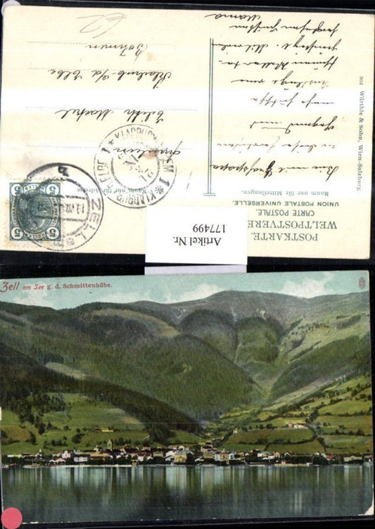 177499,Zell am See Totale g. d. Schmittenhöhe