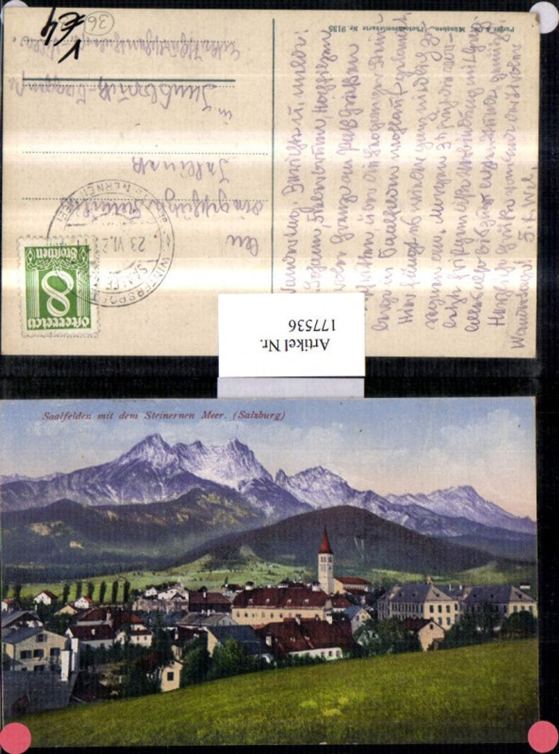 177536,Saalfelden Teilansicht m. d. Steinernen Meer pub Purger & Co 9135