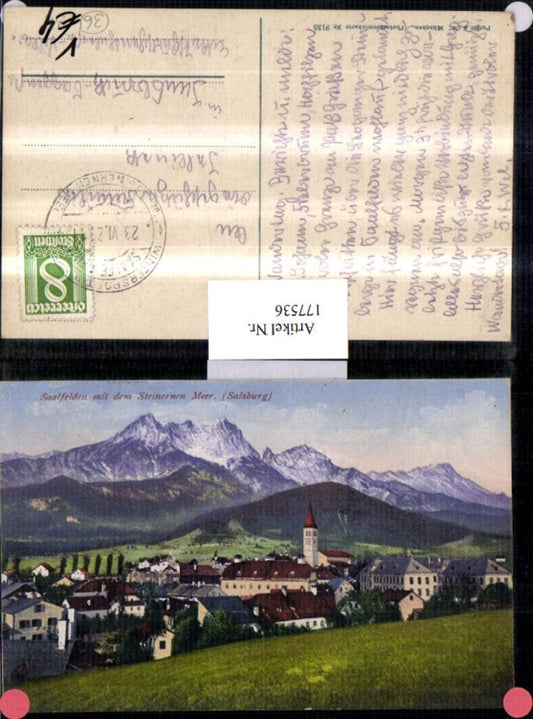 177536,Saalfelden Teilansicht m. d. Steinernen Meer pub Purger & Co 9135