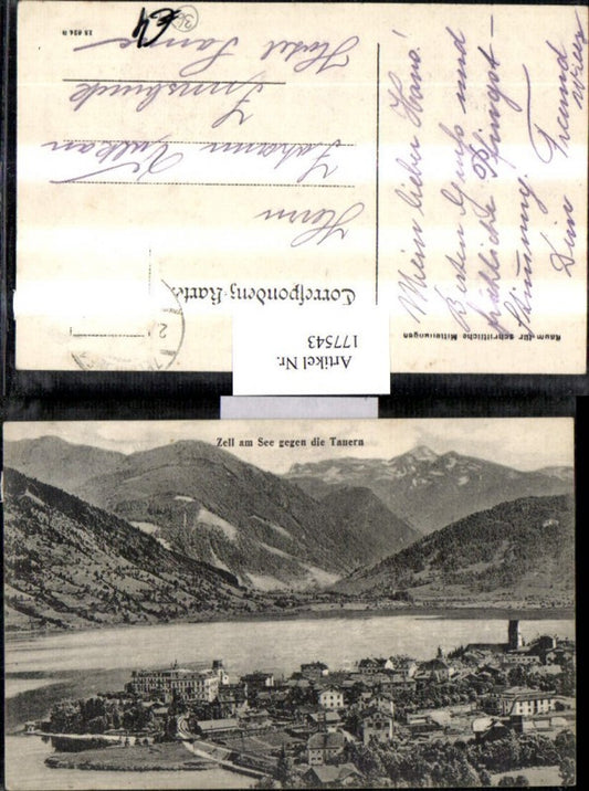 177543,Zell am See Totale geg. d. Tauern