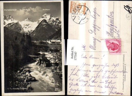 177547,Lofer Teufelssteg Drei Ochsenhörner Reifhorn Breithorn