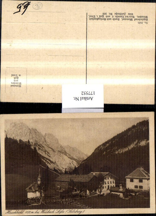 177552,Hirschbichl b. Weisbach Lofer Totale