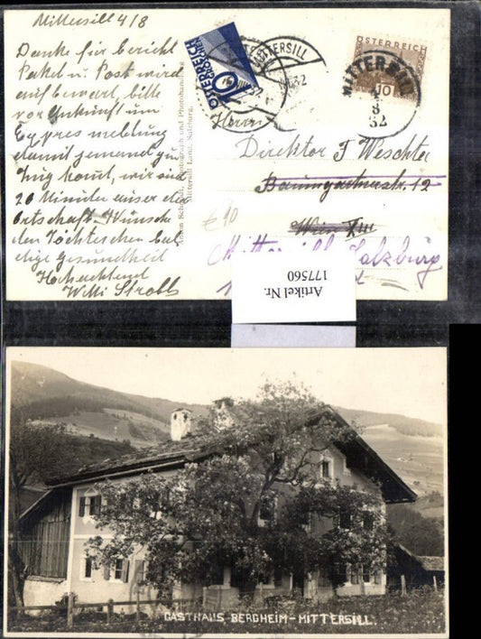 177560,Gasthaus Bergheim b. Mittersill