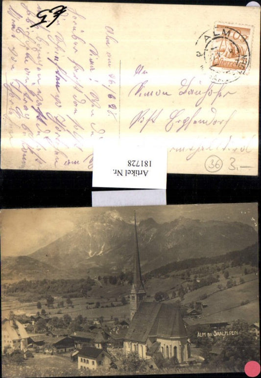 181728,Alm b. Saalfelden Totale Kirche