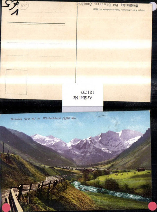 181757,Ferleiten m. Wiesbachhorn Weg pub Purger & Co 9802