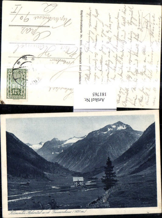 181765,Krimmler Achental u. Tauernhaus