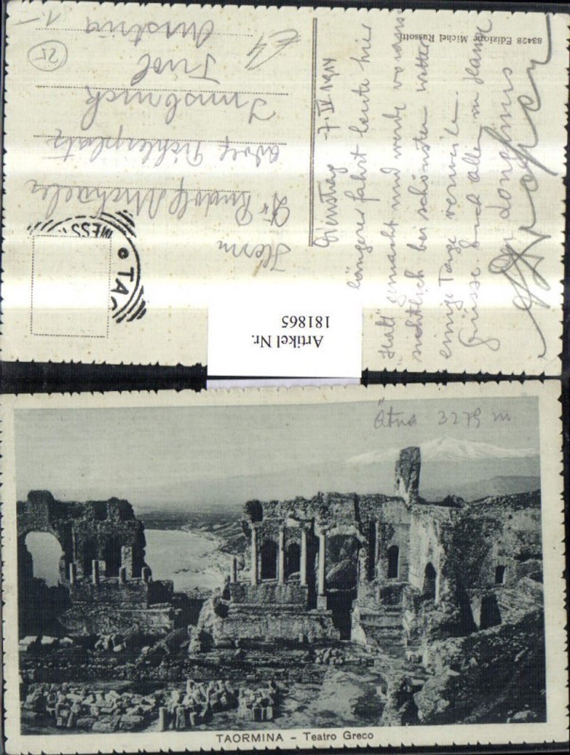 Alte Ansichtskarte – Old Postcard