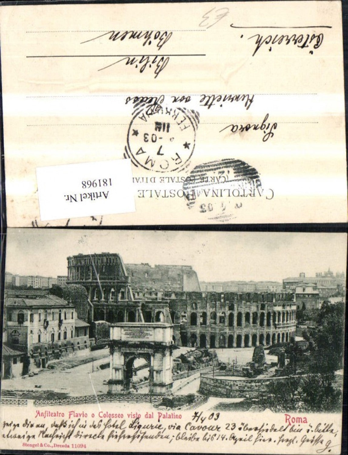 Alte Ansichtskarte – Old Postcard