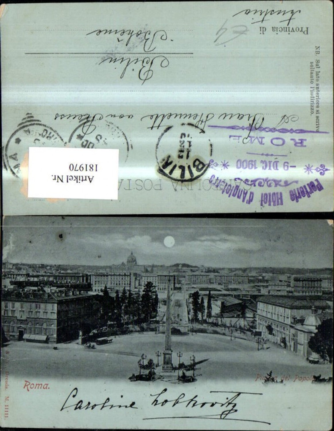 Alte Ansichtskarte – Old Postcard
