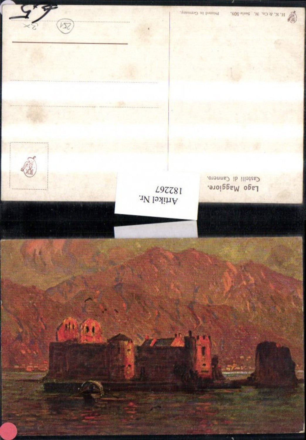 182267,Friuli-Venezia-Giulia Lago Maggiore Castelli di Cannero Burg
