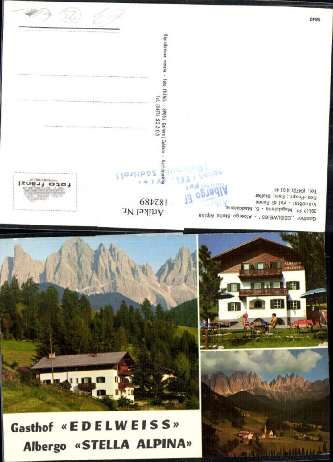 Alte Ansichtskarte – Old Postcard