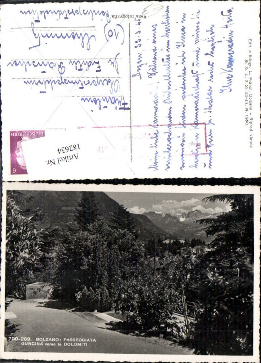 Alte Ansichtskarte – Old Postcard