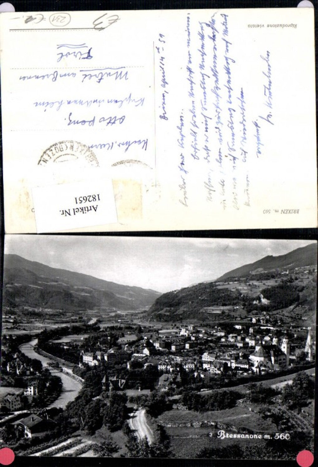 Alte Ansichtskarte – Old Postcard
