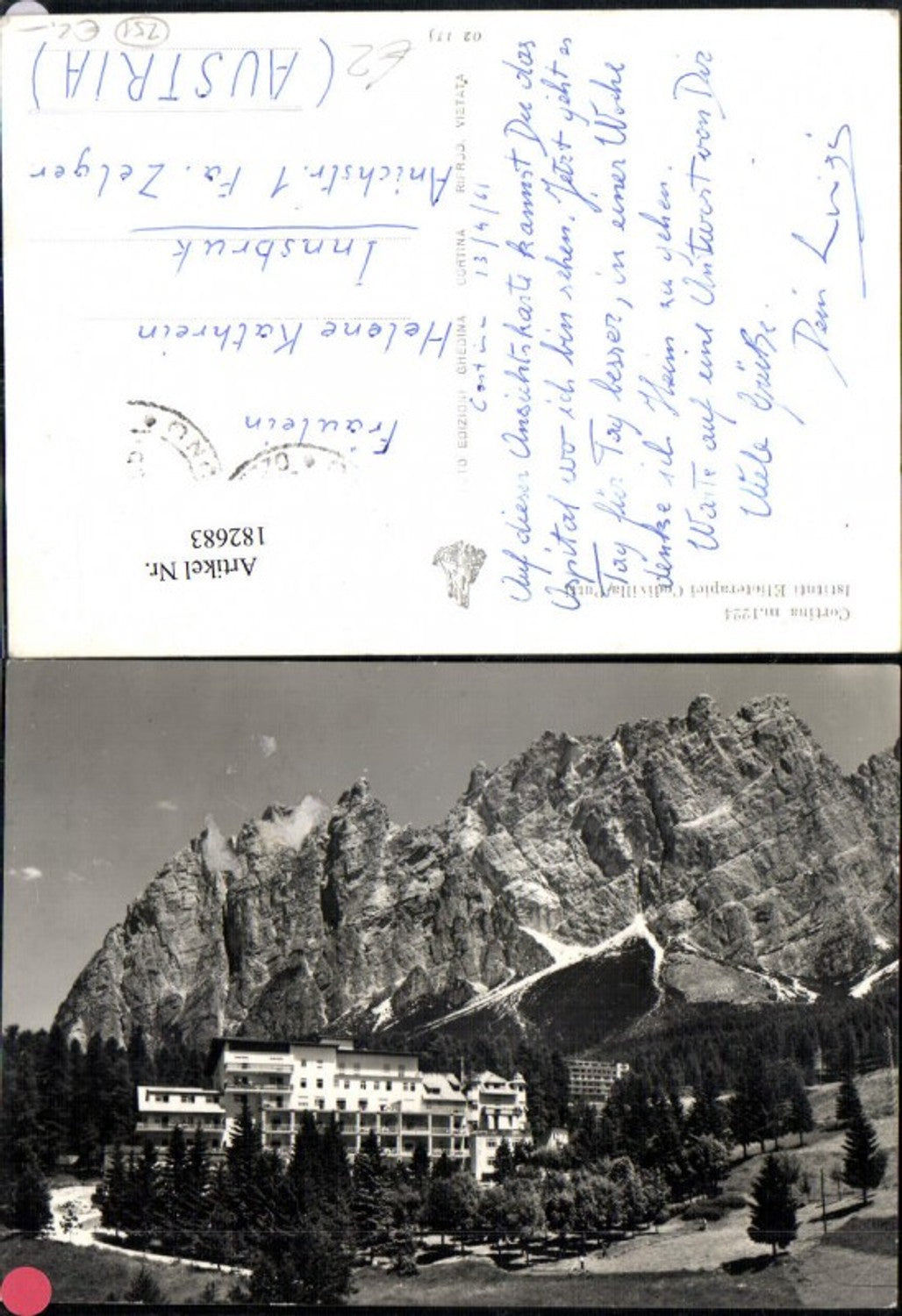 Alte Ansichtskarte – Old Postcard