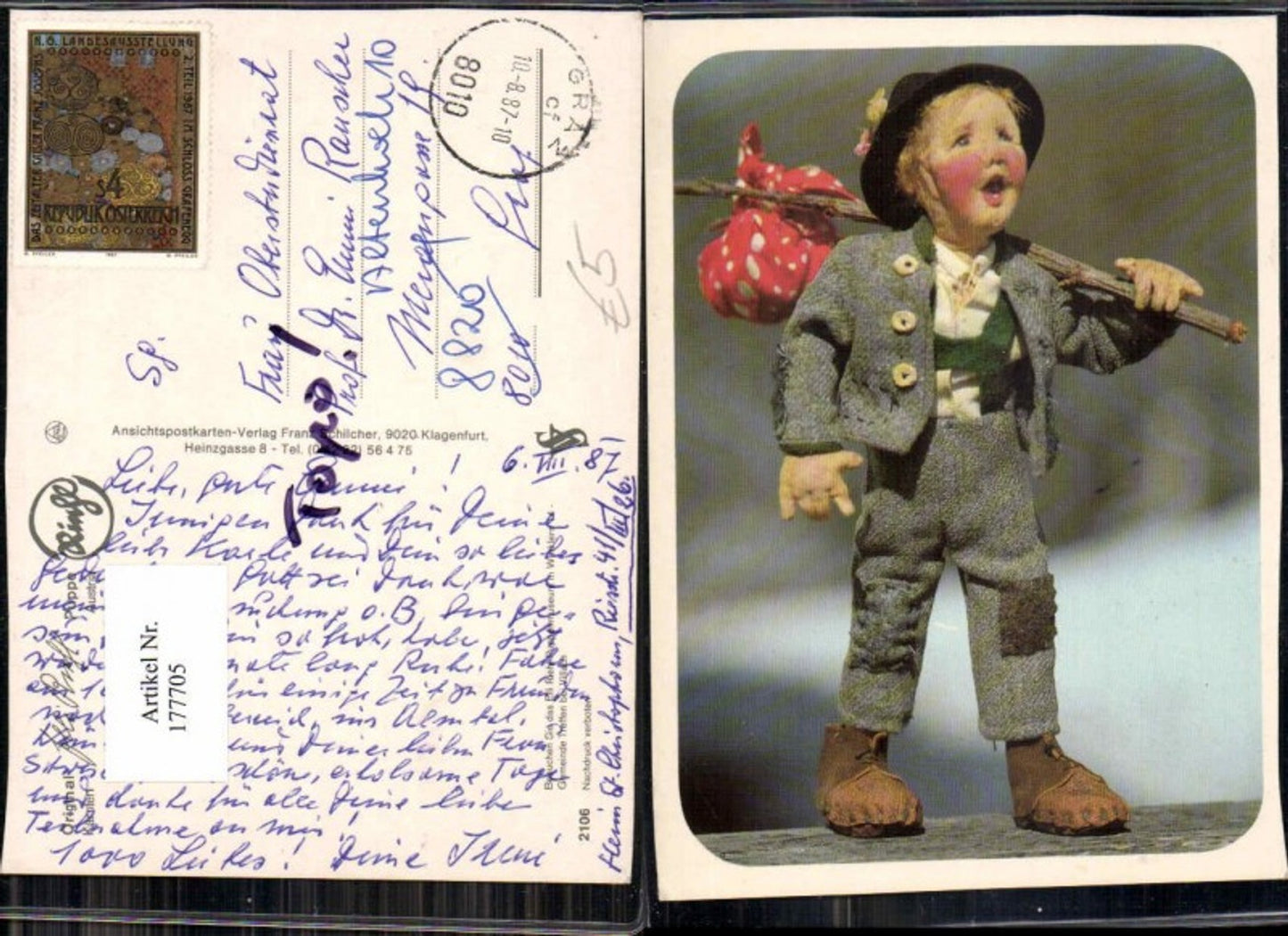 177705, Elli Riehl Doll Winklern Meeting near Villach