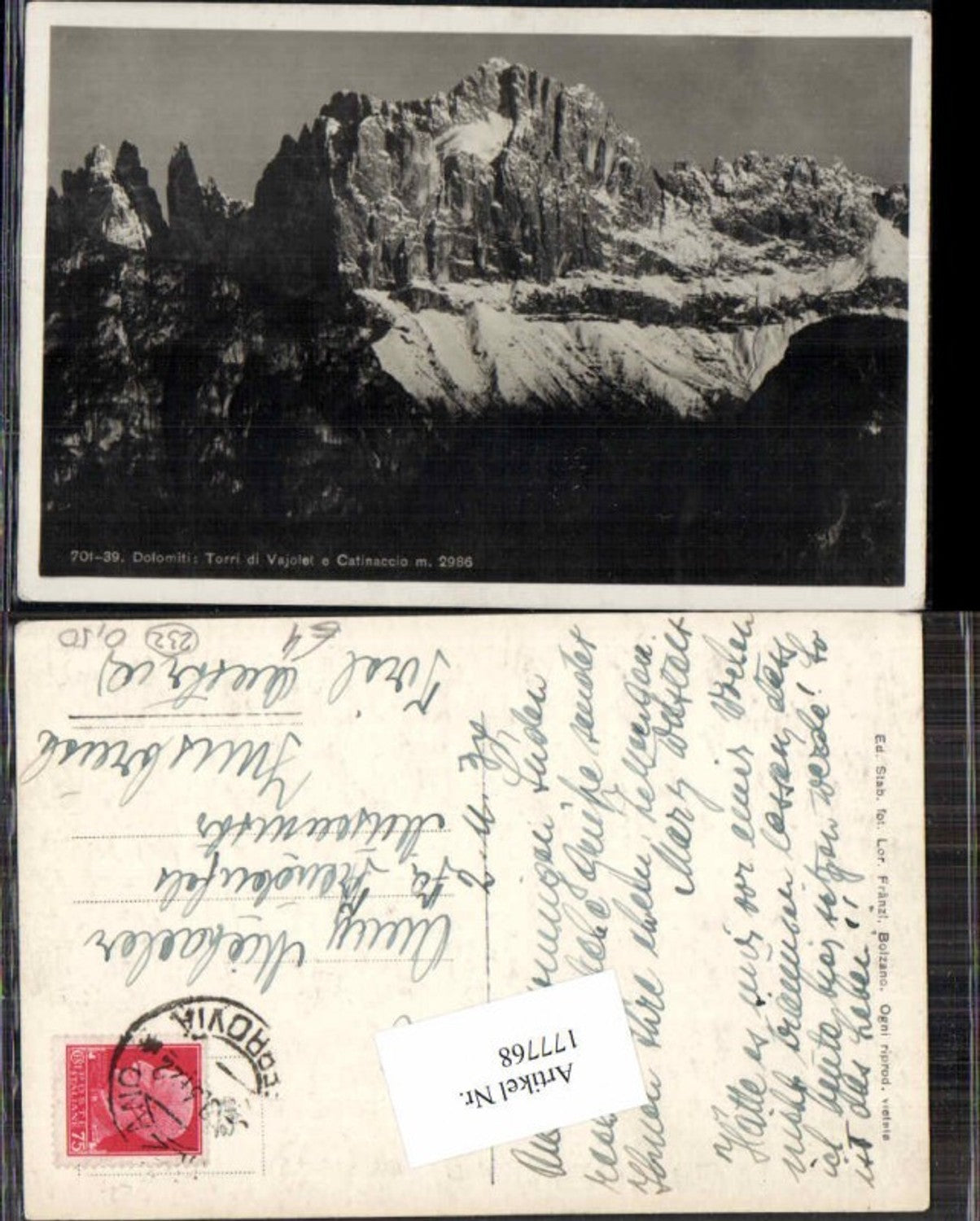 Alte Ansichtskarte – Old Postcard