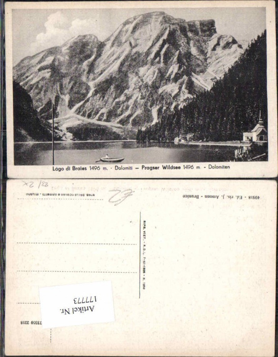 Alte Ansichtskarte – Old Postcard